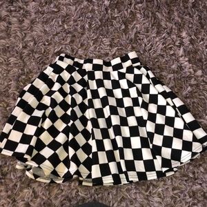 Checkers skirt